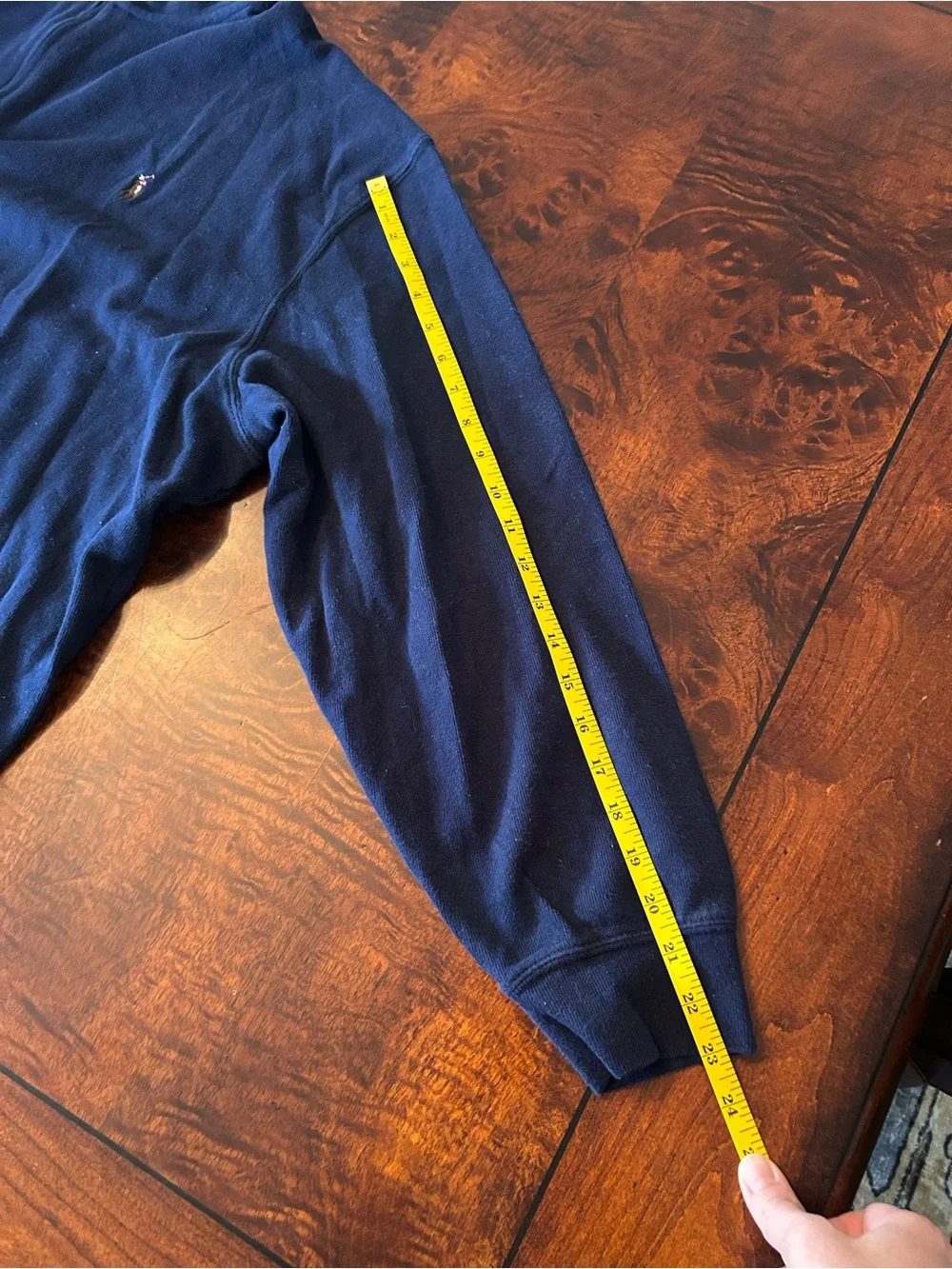 Polo Ralph Lauren Estate Rib‎ Quarter Zip Pullover Sweater 3XB Mens Navy